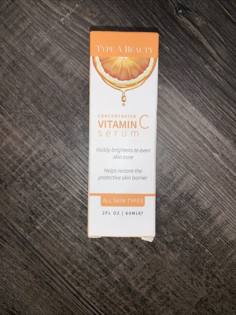 NEW IN BOX Type A Beauty Concentrated Vitamin C Serum For All Skin Types 2 fl oz
